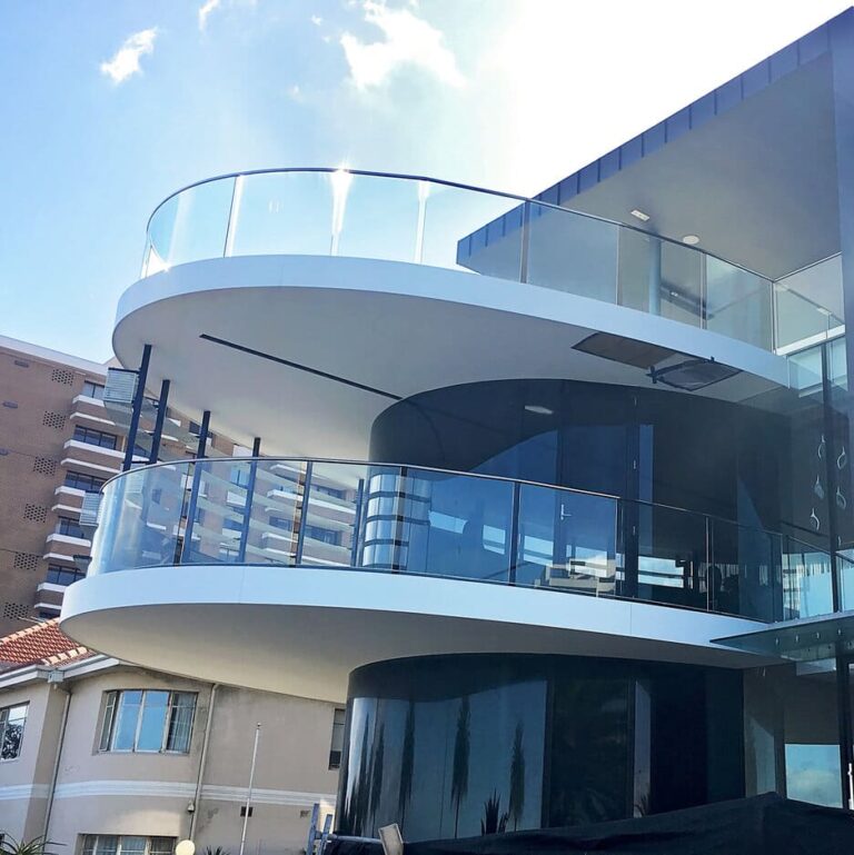 Curved Glass Balcony